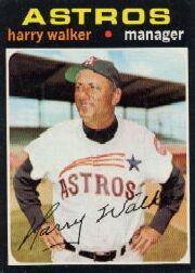 1971 Topps Baseball Cards      312     Harry Walker MG